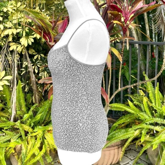 Express Silver Sequin Camisole - Picture 3 of 7
